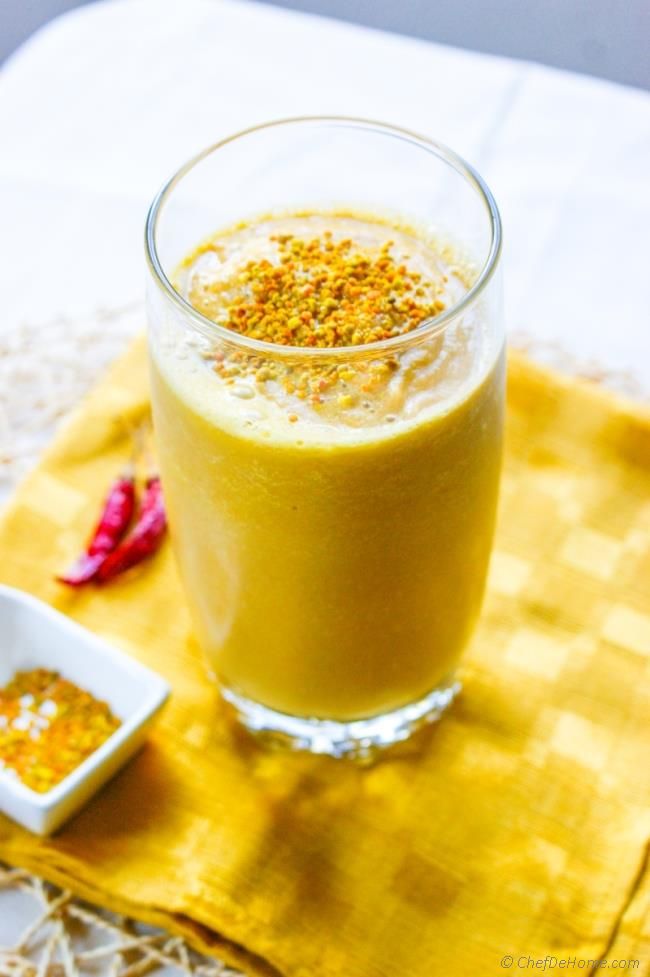 Honey Bee-Pollen Smoothie