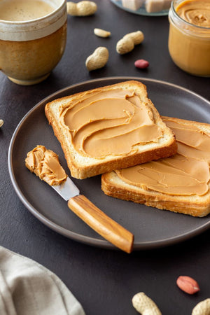 Raw Honey Peanut Butter Protein Toast