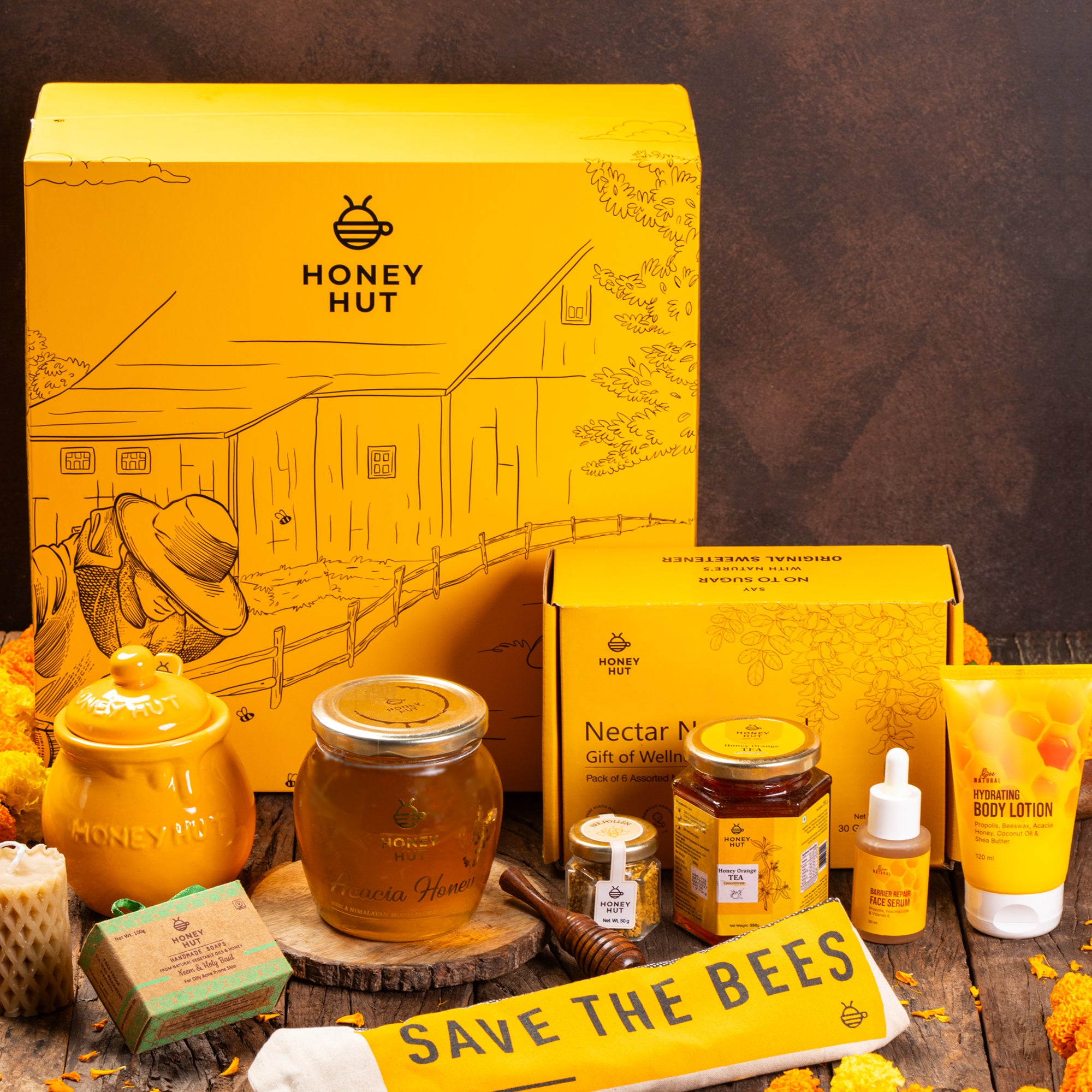 Premium Honey & Wellness Gift Hamper