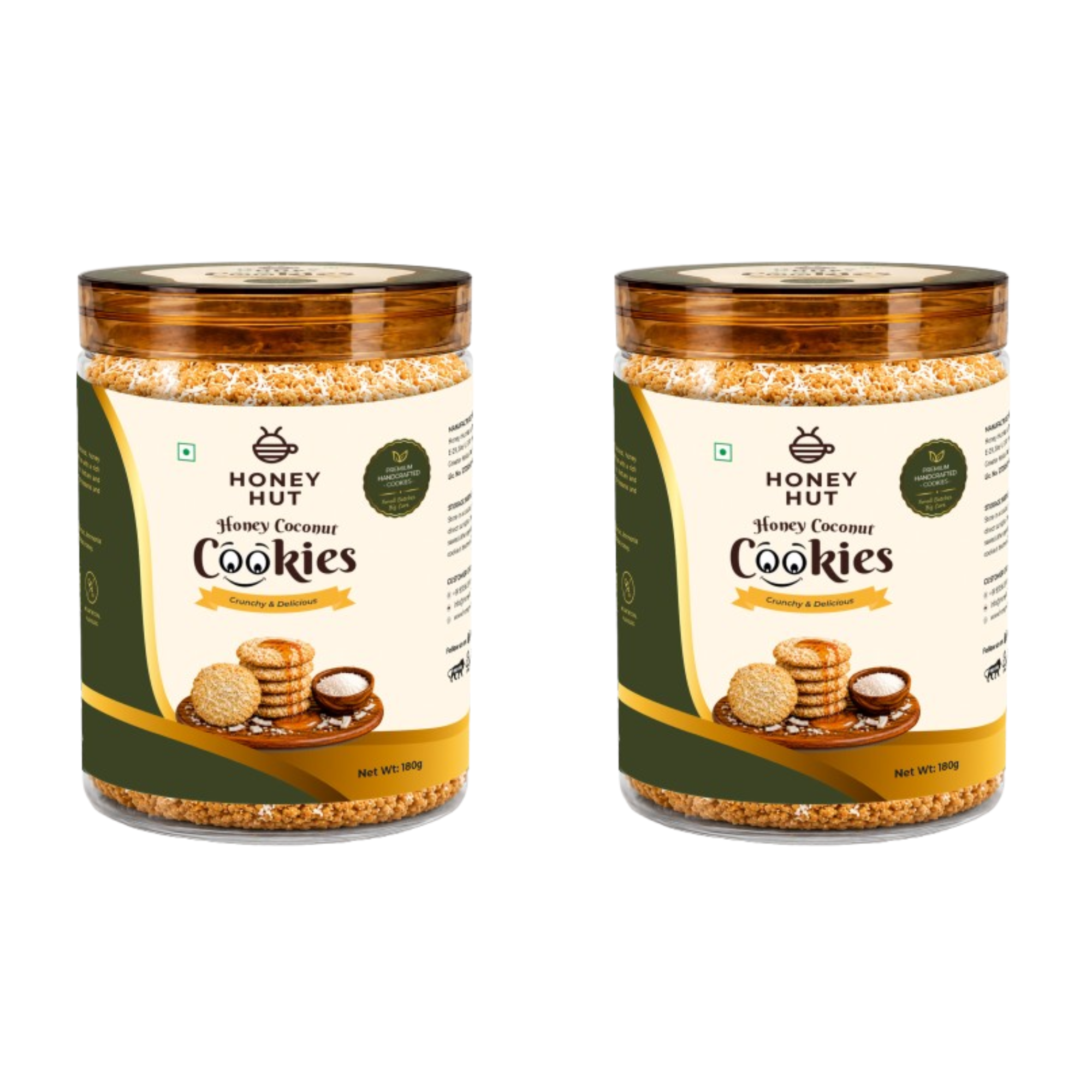 Honey Coconut Cookies (Pack of 2)