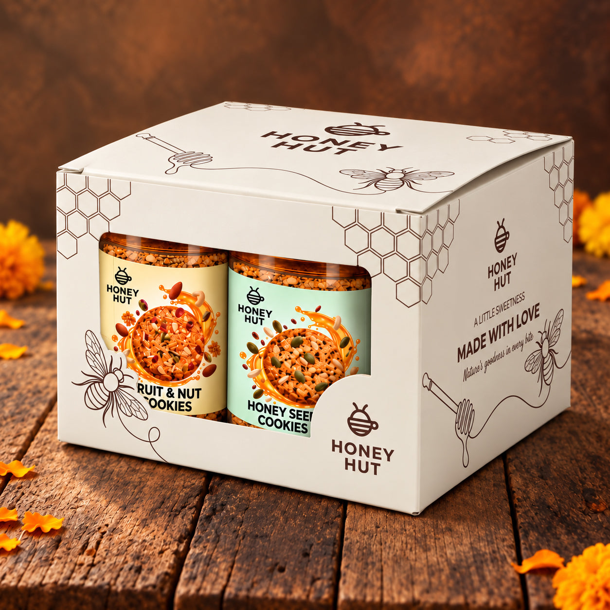 Honey Hut Celebration Gift Box (Any Pack of 4)