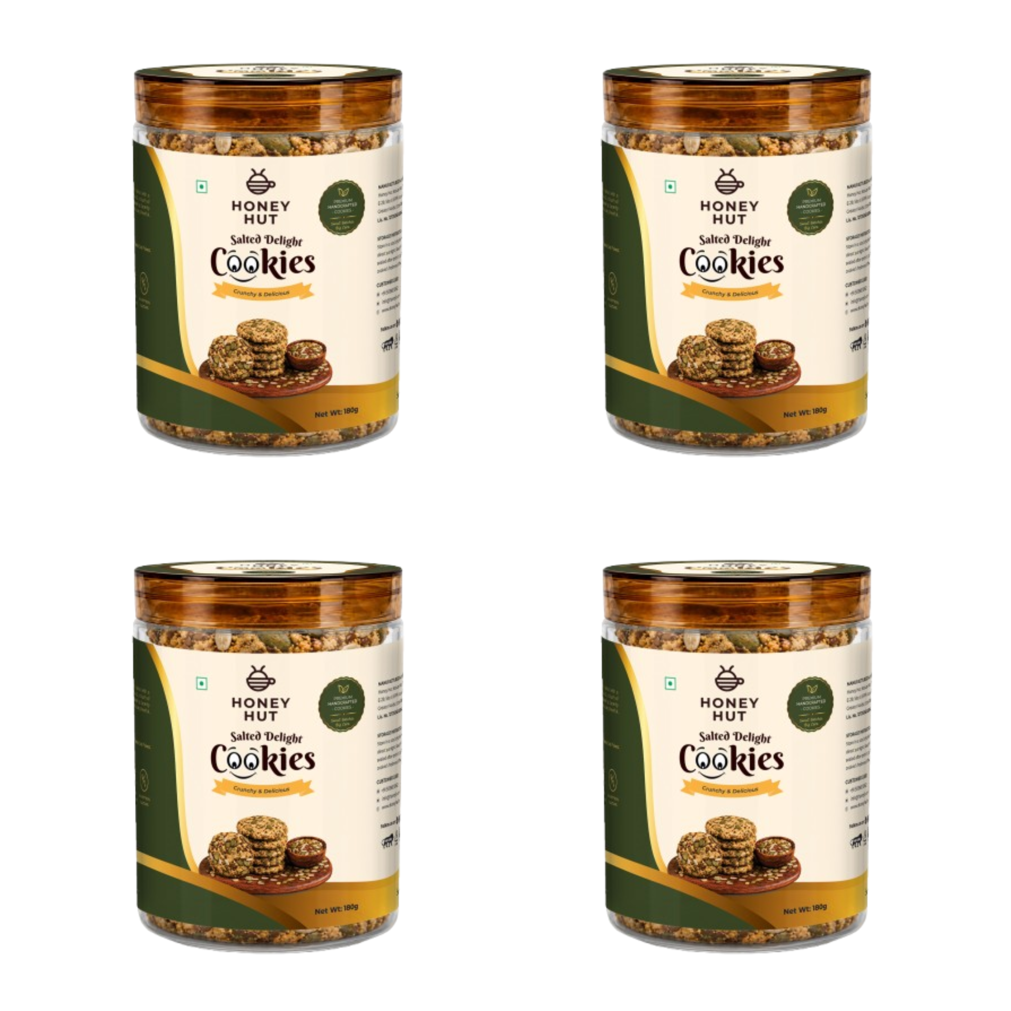 Salted Delight Cookies (Pack of 4)