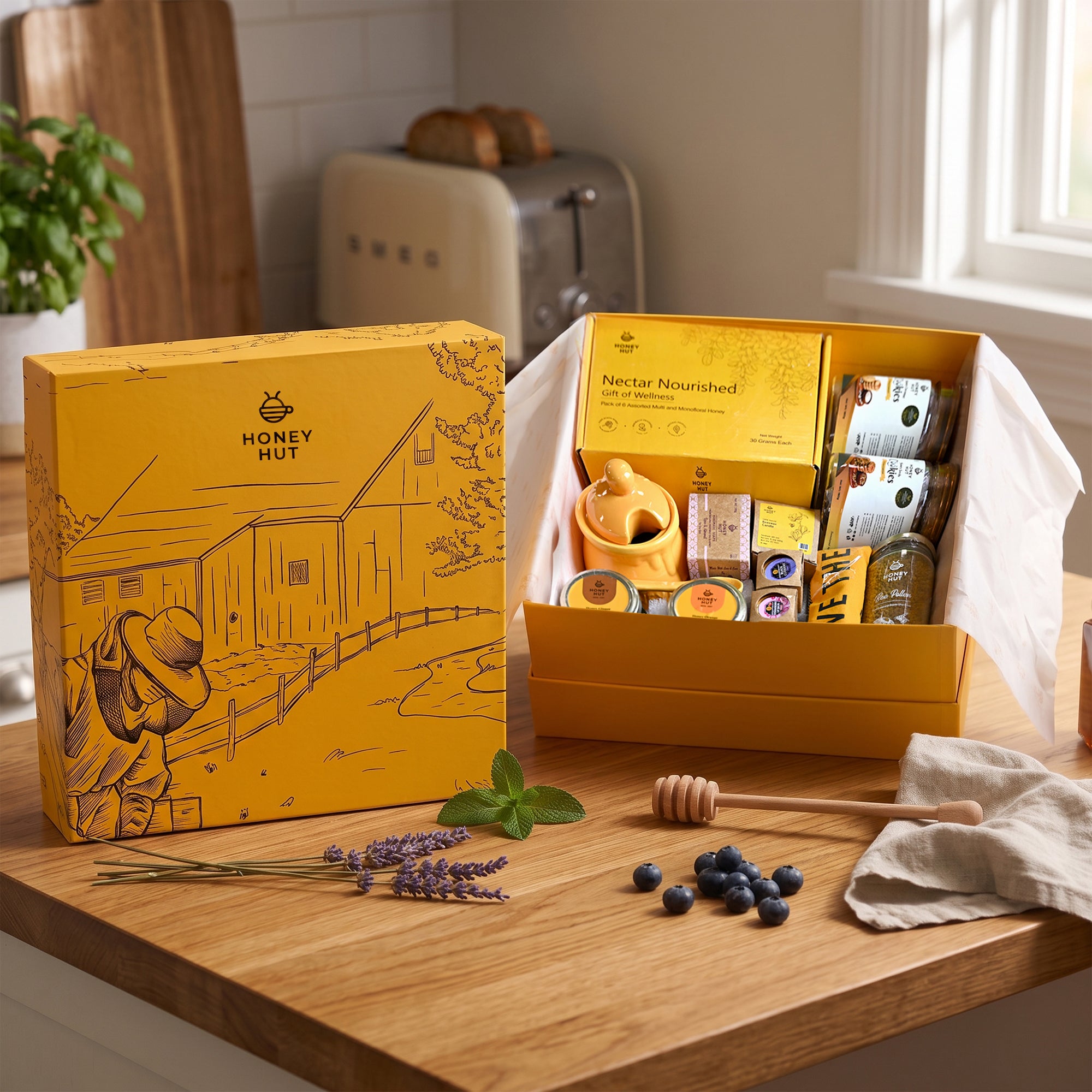 Premium Honey & Wellness Gift Hamper