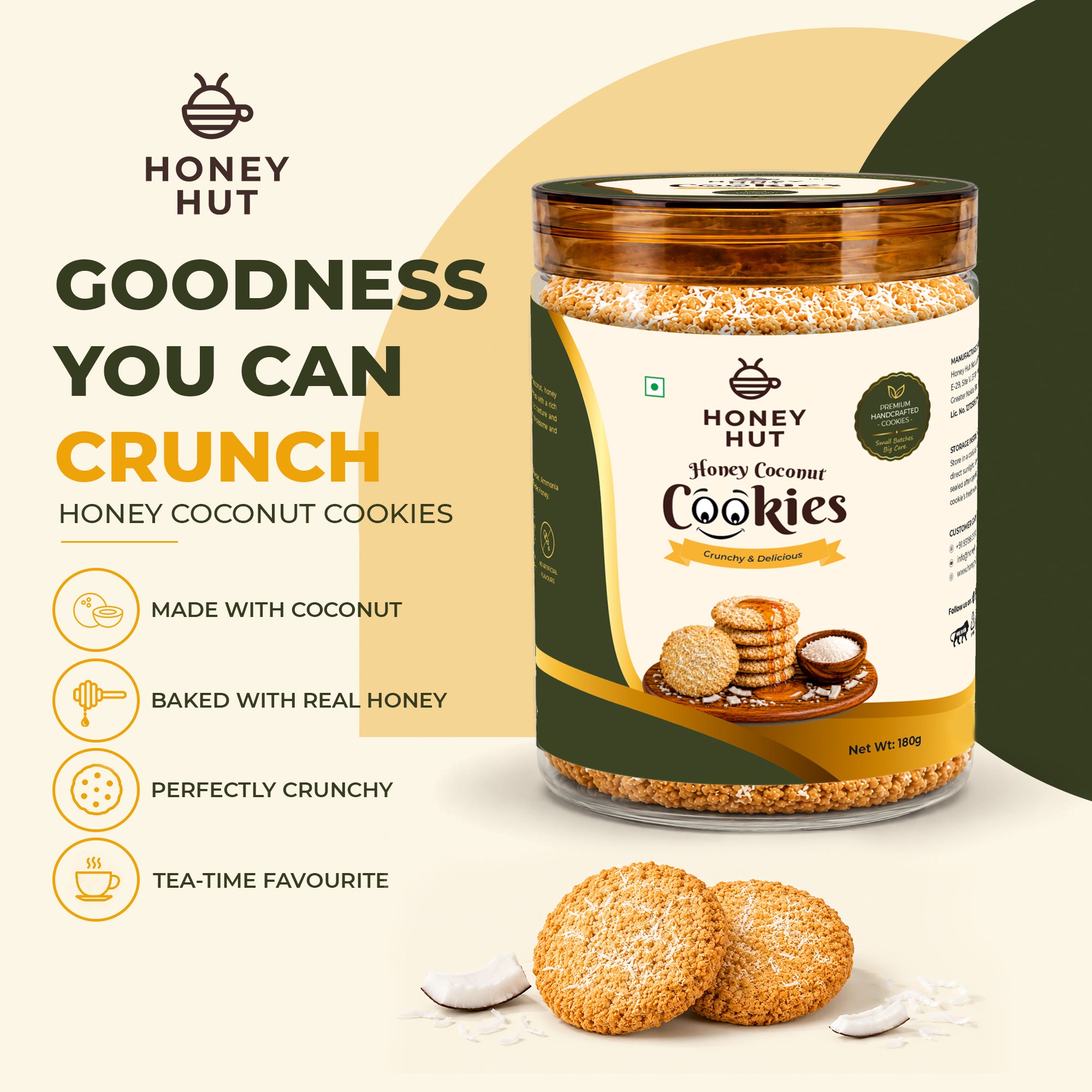 Honey Coconut Cookies