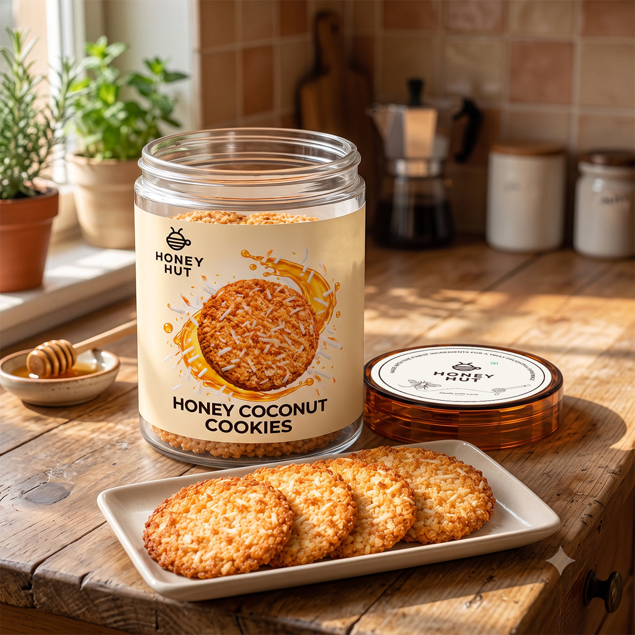 Honey Coconut Cookies