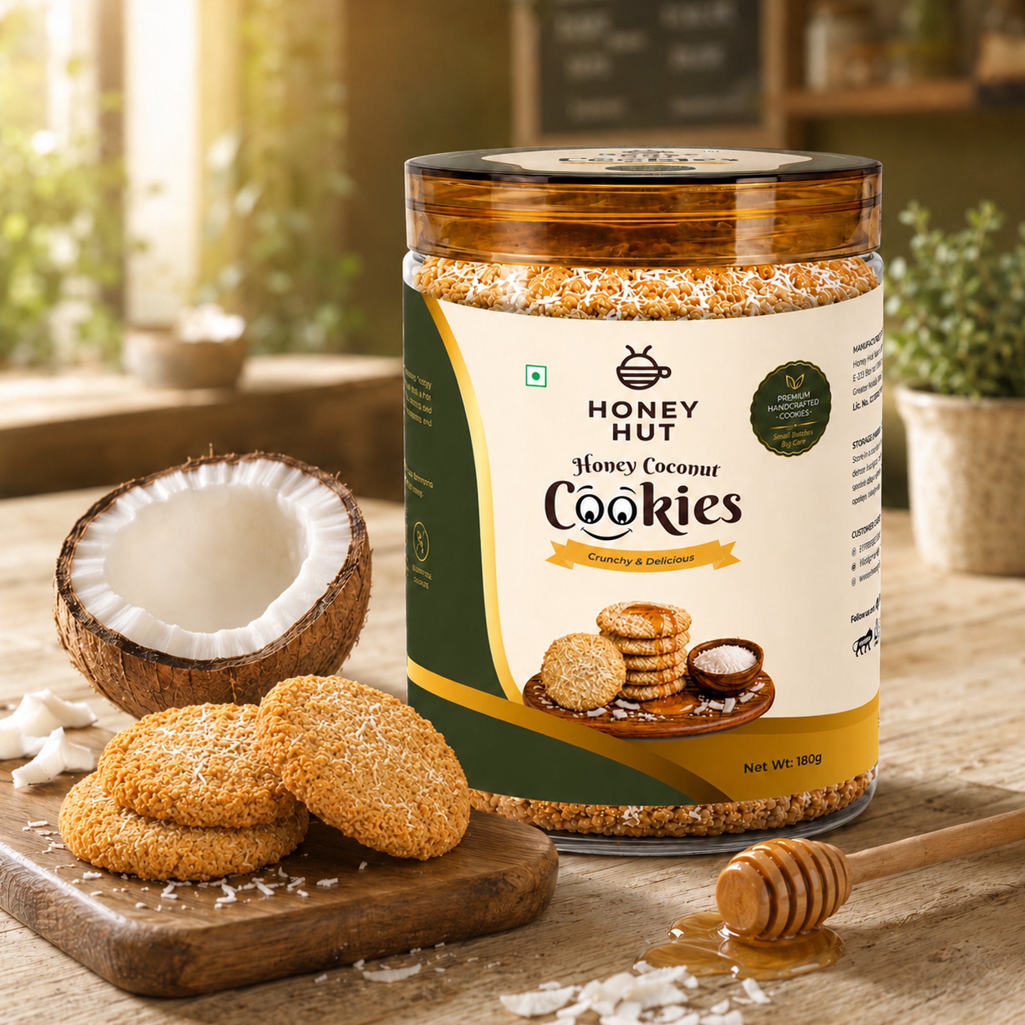 Honey Coconut Cookies