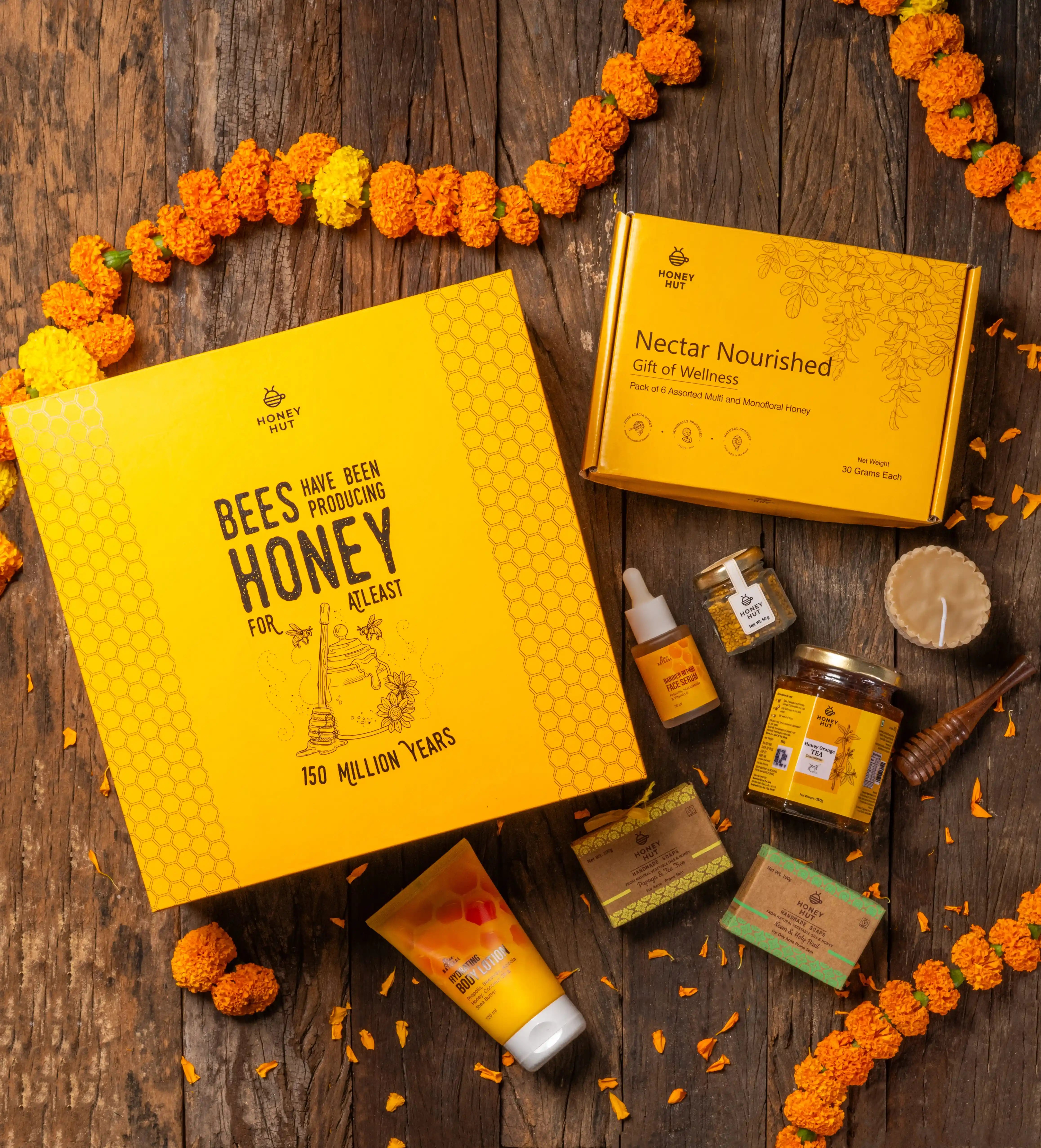 Mini Hive of Happiness | Honey Hut Gift Box of Pure Honey Delights