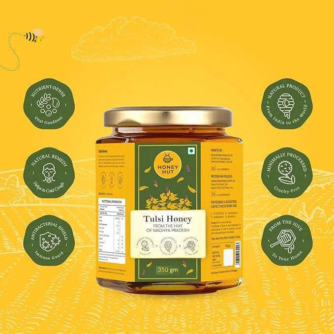 Raw Tulsi Honey 350gm