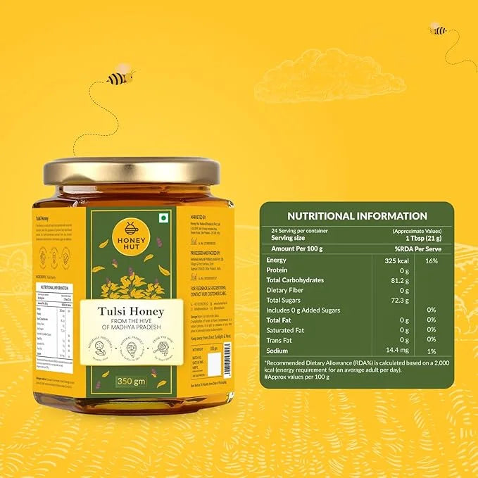 Raw Tulsi Honey 350gm