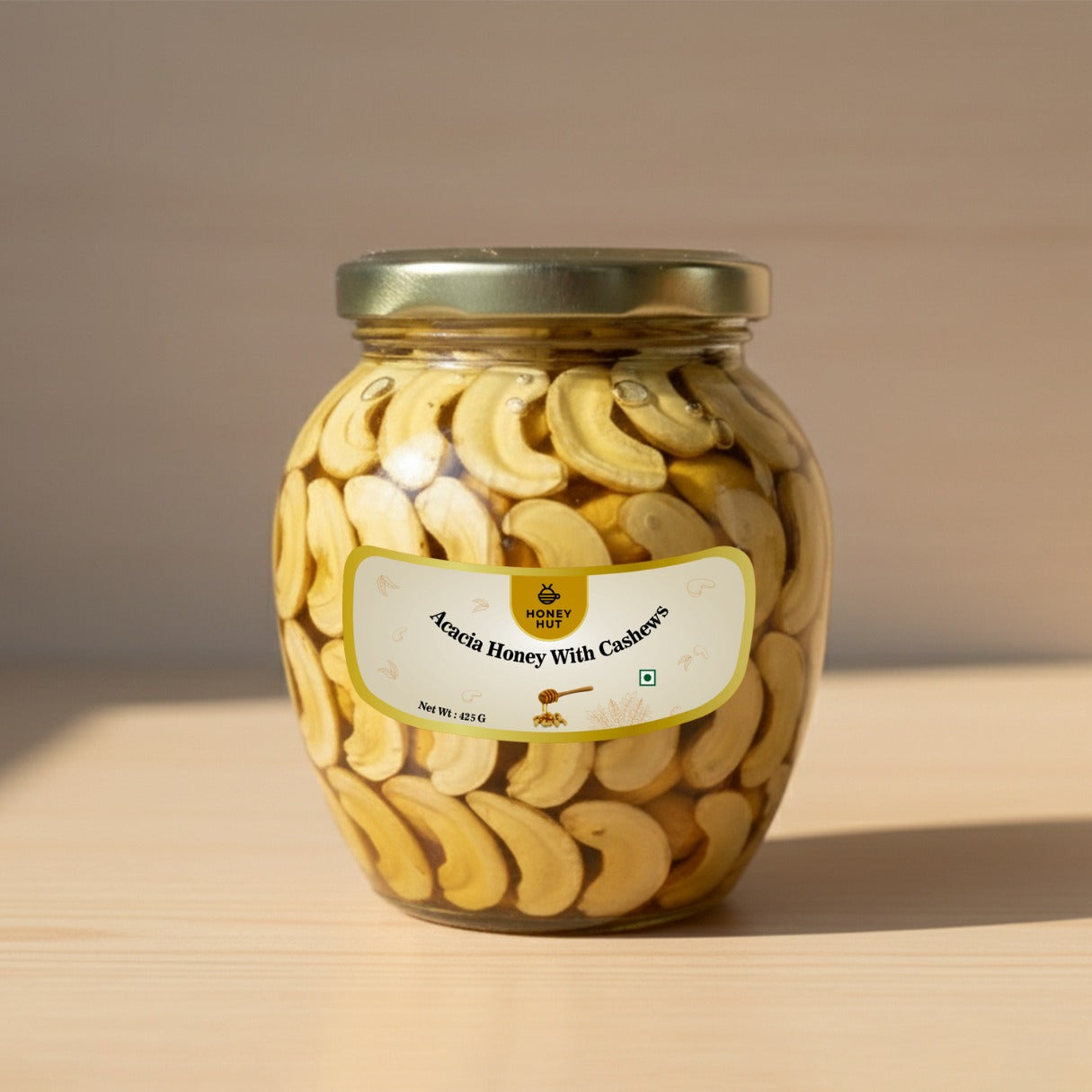 Honey with cashew nuts