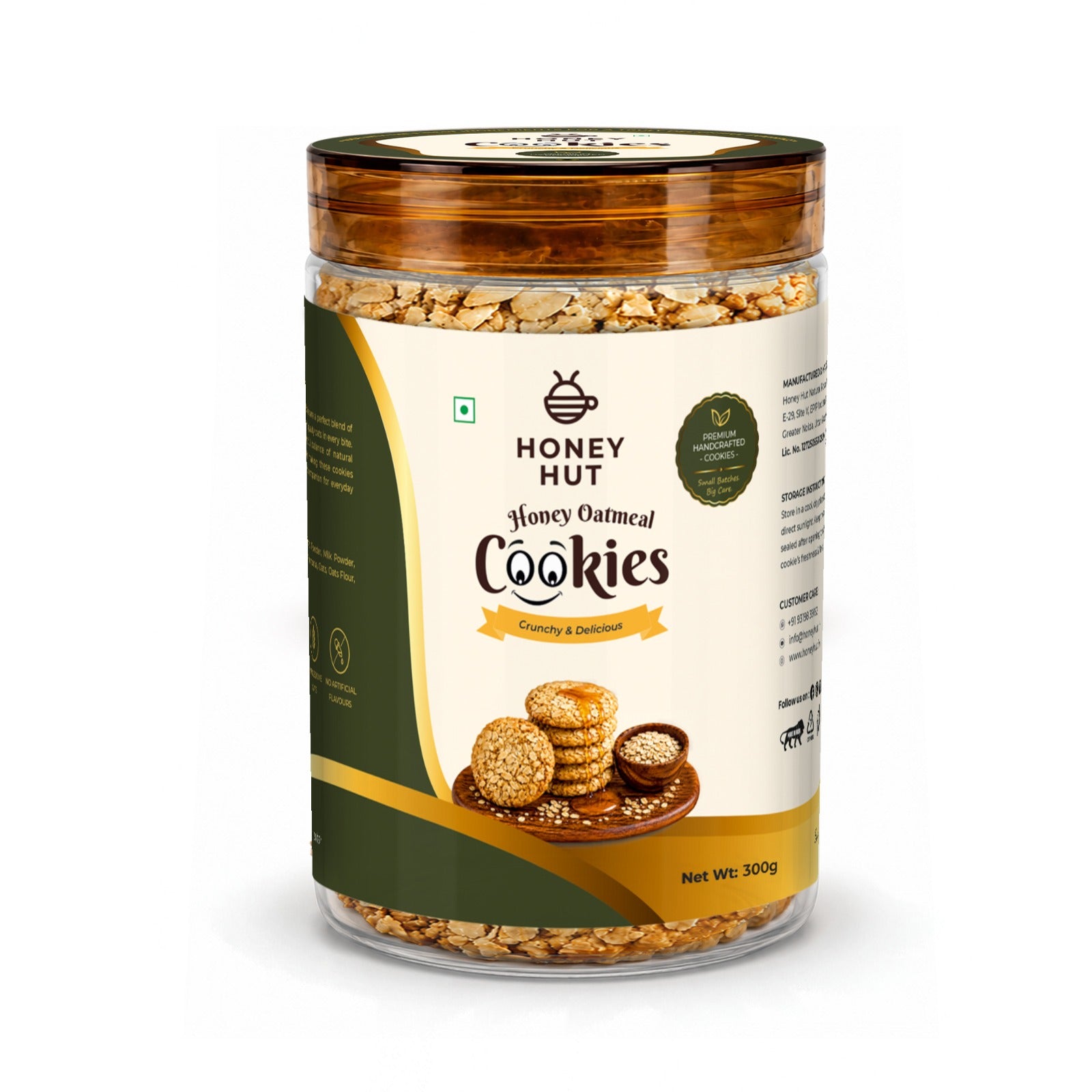 Honey Oatmeal Cookies