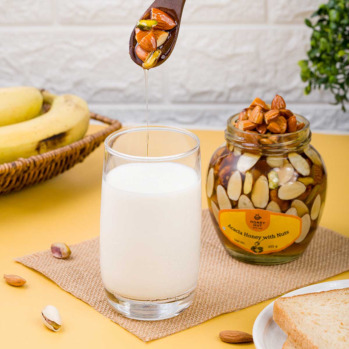 Acacia Honey with Almonds