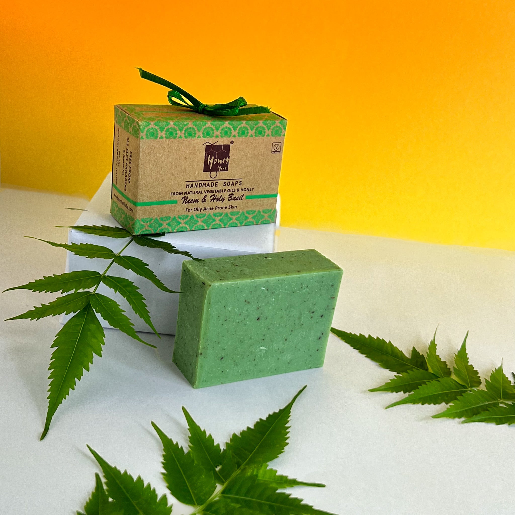 neem and holi basil handmade soap