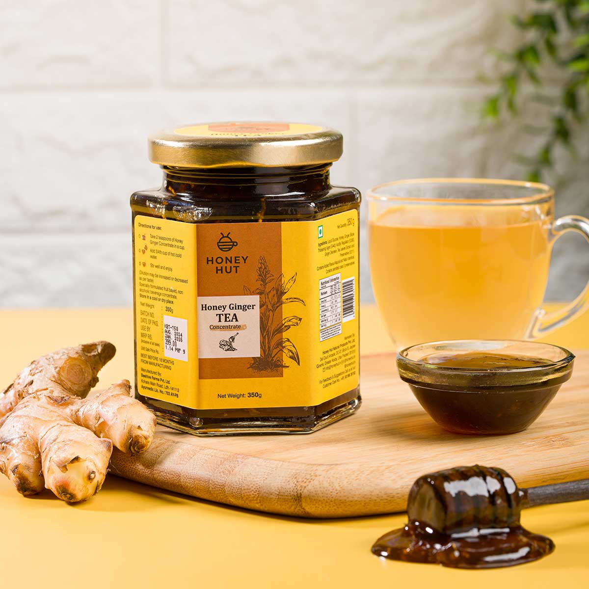 Ginger Bee Tea Honey Ginger Tea | Refreshing Herbal Tea with Honey | Honey Hut – Honey Hut