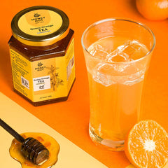 honey and orange tea drink