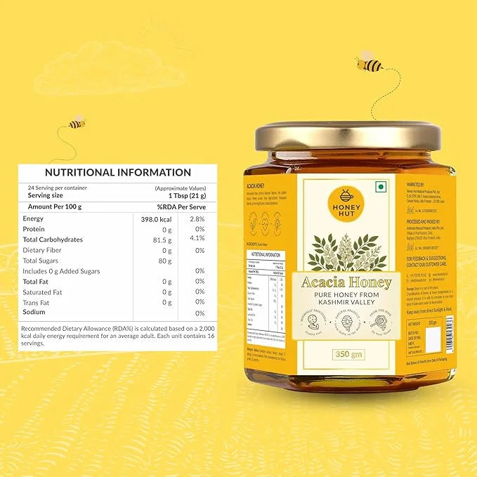 nutritional information kashmiri acacia honey