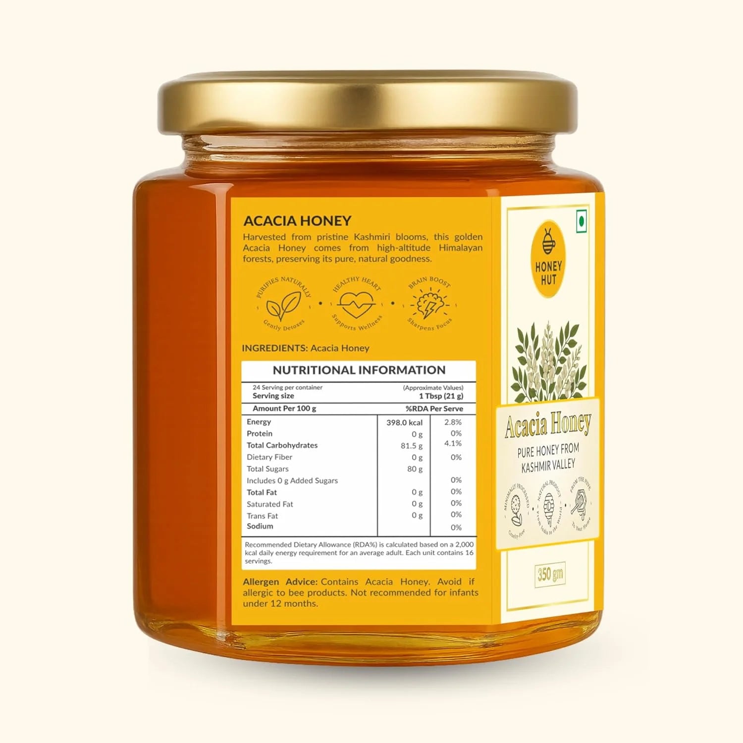nutritional value kashmiri acacia honey